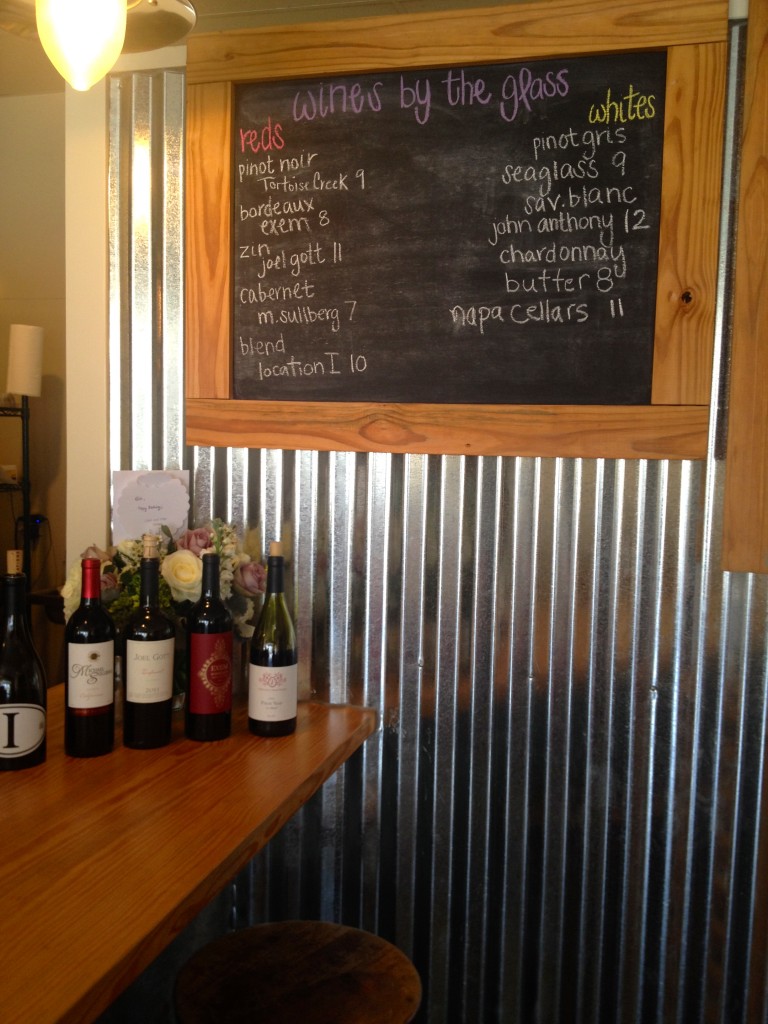 Bodega Wine Menu