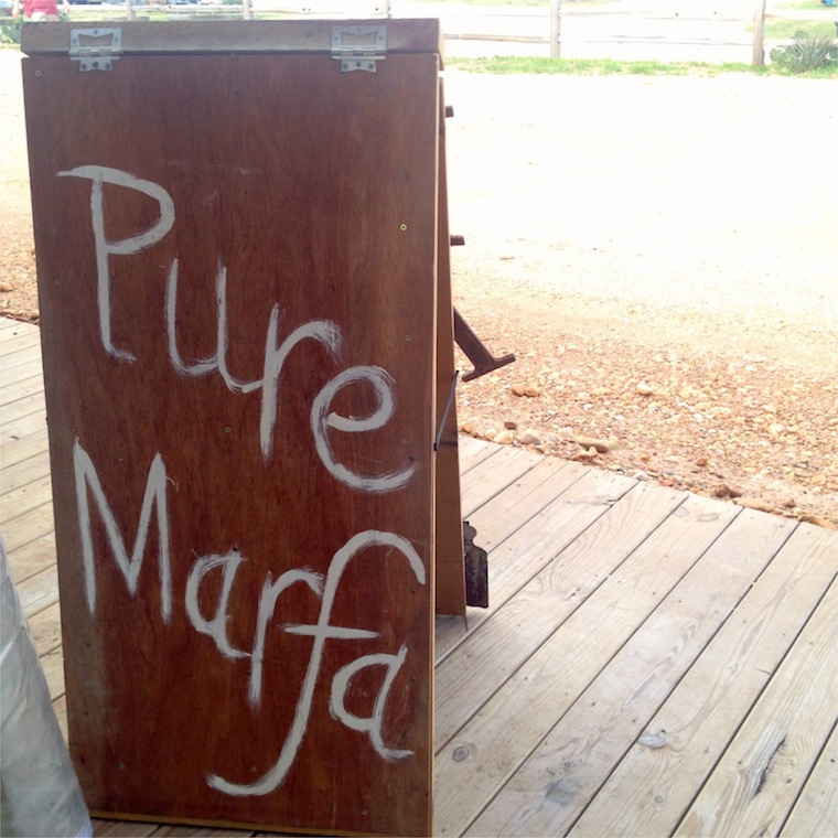 pure marfa sign