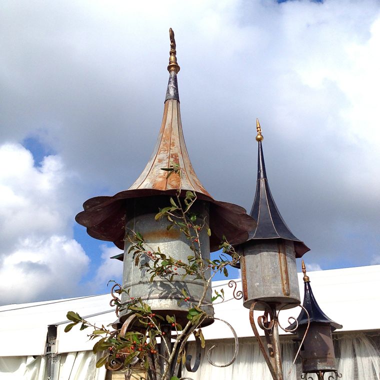 Garden Folly Birdhouse Sky