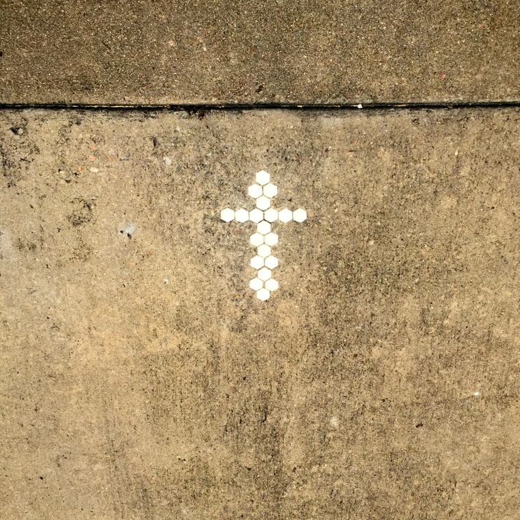 Painted Churches Sidewalk