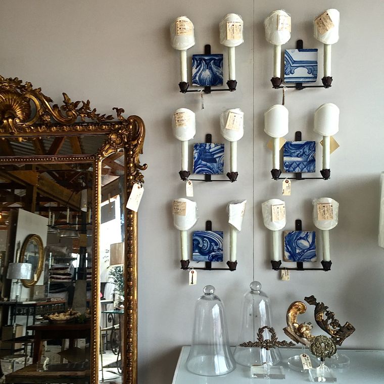 Reworks Blue sconces